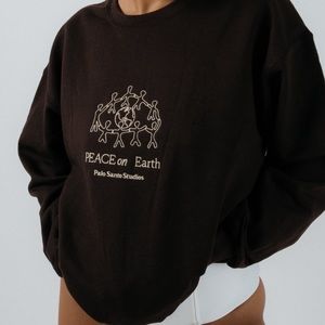 LAST CALL Palo Santo Studios Peace on Earth sweatshirt size large